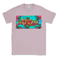 Lilac dreamer with butterfly and tie dye  licance  plate Classic Tee - Artiststas