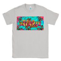 Moon Dust dreamer with butterfly and tie dye  licance  plate Classic Tee - Artiststas