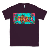 Plum dreamer with butterfly and tie dye  licance  plate Classic Tee - Artiststas
