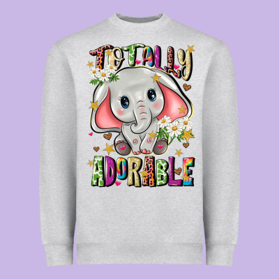 Totally Adorable Heavyweight Sweatshirt Designed By Jahusdesignshop
