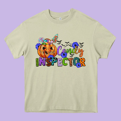 Candy Inspector Heavy Core Tee Designed By Cowgirlartshop