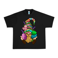 Black Easter Holding Eggs Gnome Urban Heavy Tee - BundleAndBundleShop