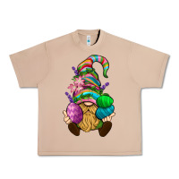 Burro Easter Holding Eggs Gnome Urban Heavy Tee - BundleAndBundleShop