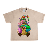 Easter Holding Eggs Gnome Urban Heavy Tee | Teevron