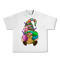 Lunar Rock Easter Holding Eggs Gnome Urban Heavy Tee - BundleAndBundleShop