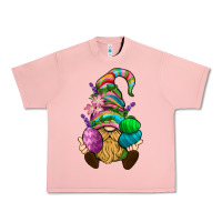 Salmon Easter Holding Eggs Gnome Urban Heavy Tee - BundleAndBundleShop