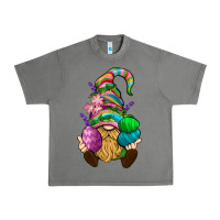 Tornado Easter Holding Eggs Gnome Urban Heavy Tee - BundleAndBundleShop