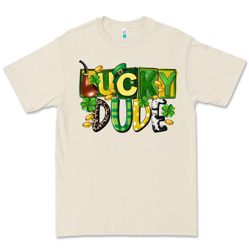 Lucky Dude  St. Patrick's Day Premium Tee by CowGirlArtShop | Teevron