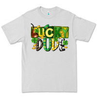 Dove Grey Lucky dude  St. Patrick's Day Premium Tee - CowGirlArtShop
