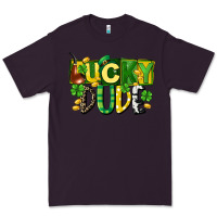 Plum Lucky dude  St. Patrick's Day Premium Tee - CowGirlArtShop