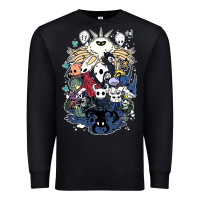 Black hollow knight fan art Premium Sweatshirt - linhVisuals