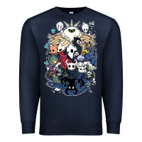 Navy hollow knight fan art Premium Sweatshirt - linhVisuals