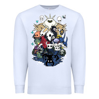 White hollow knight fan art Premium Sweatshirt - linhVisuals