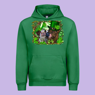 St. Patricks Day Heifers Urban Hoodie Designed By Ranaportraitstore