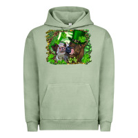 Pigment Oil Green st. patricks day heifers Urban Hoodie - RanaPortraitStore