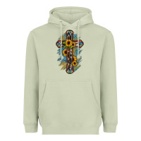 Matcha cross Heavyweight Hoodie - JahusDesignShop