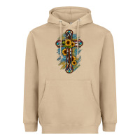 Mushroom cross Heavyweight Hoodie - JahusDesignShop