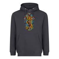 Smoke cross Heavyweight Hoodie - JahusDesignShop
