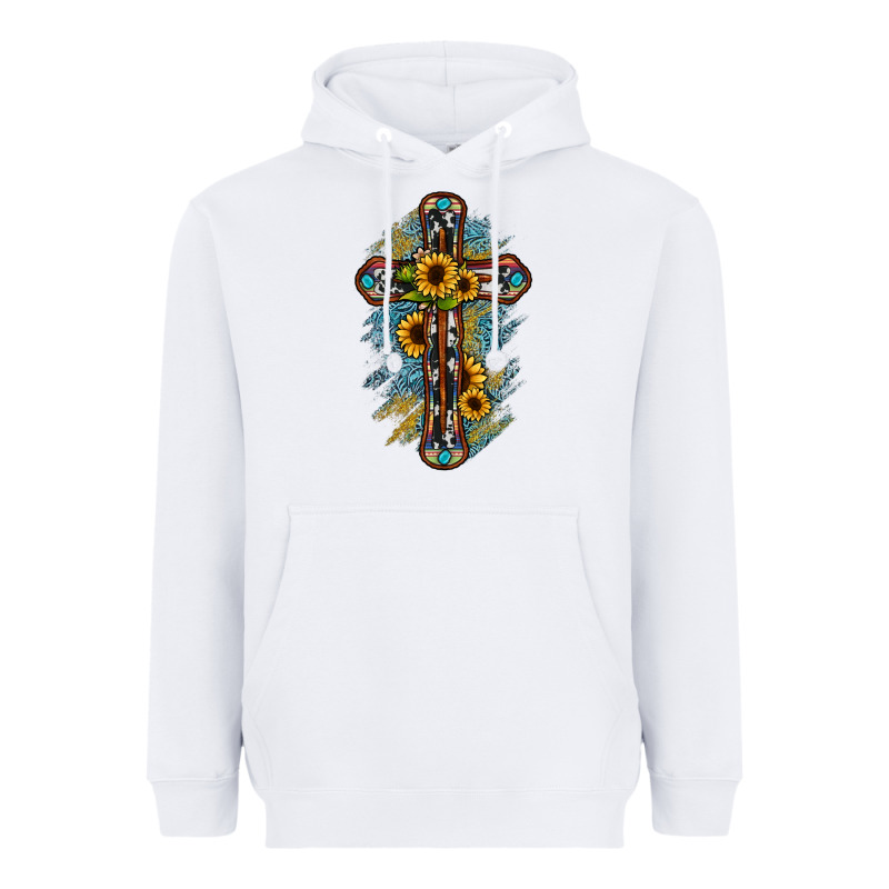 Cross Heavyweight Hoodie by JahusDesignShop | Teevron