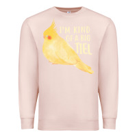 Pale Pink cockatiel t  shirt i’m kind of a big tiel t  shirt Premium Sweatshirt - linhVisuals