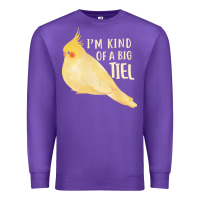 Purple cockatiel t  shirt i’m kind of a big tiel t  shirt Premium Sweatshirt - linhVisuals