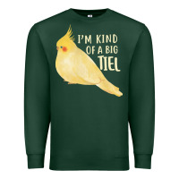 Sports Green cockatiel t  shirt i’m kind of a big tiel t  shirt Premium Sweatshirt - linhVisuals