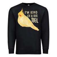 Black cockatiel t  shirt i’m kind of a big tiel t  shirt Premium Sweatshirt - linhVisuals