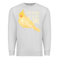 Dove Grey cockatiel t  shirt i’m kind of a big tiel t  shirt Premium Sweatshirt - linhVisuals