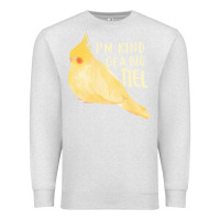 Oatmeal Heather cockatiel t  shirt i’m kind of a big tiel t  shirt Premium Sweatshirt - linhVisuals