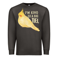 Smoke cockatiel t  shirt i’m kind of a big tiel t  shirt Premium Sweatshirt - linhVisuals