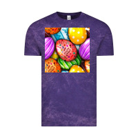 Cloud Purple Happy Easter Eggs Seamless Pattern Vintage Tee - BundleAndBundleShop