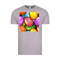 Vintage Zinc Happy Easter Eggs Seamless Pattern Vintage Tee - BundleAndBundleShop