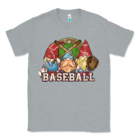 Heather Grey Baseball gnomies Classic Tee - HowdyJamesFarm