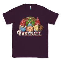 Plum Baseball gnomies Classic Tee - HowdyJamesFarm