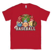 Red Baseball gnomies Classic Tee - HowdyJamesFarm