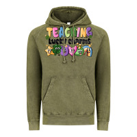 Vintage Olive Teaching Lucky Charms Vintage Hoodie - CowhideDigitalArt
