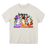 Happy Hallothanksmas Unicorn Heavy Core Tee | Teevron