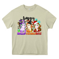 Mossy happy hallothanksmas unicorn Heavy Core Tee - CowGirlArtShop