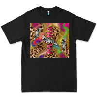 Black Colorful leopard lightning bolt tumbler mother's Premium Tee - HowdyJamesFarm
