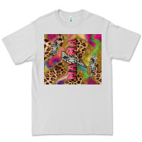 Dove Grey Colorful leopard lightning bolt tumbler mother's Premium Tee - HowdyJamesFarm