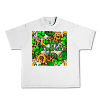 Lunar Rock Happy St. Patrick's Day pattern digital paper Urban Heavy Tee - BundleAndBundleShop