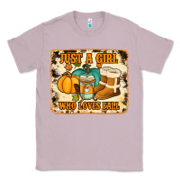 Lilac just a girl who loves fall cowhide background Classic Tee - Jasminsmagicworld