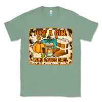 Sage just a girl who loves fall cowhide background Classic Tee - Jasminsmagicworld
