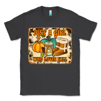 Smoke just a girl who loves fall cowhide background Classic Tee - Jasminsmagicworld