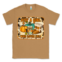 Toasted Coconut just a girl who loves fall cowhide background Classic Tee - Jasminsmagicworld