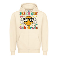 Sandshell peace out 2024 4th grade Zipper Hoodie - JahusDesignShop