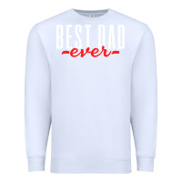 White fathers day t  shirt father's day dad vintage t  shirt Premium Sweatshirt - linhVisuals