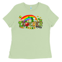 Matcha St. Patrick's Day Teacher Ladies Tee - OliviaCreatesArt