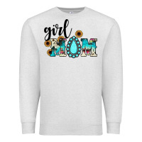 Oatmeal Heather girl mom Premium Sweatshirt - JahusDesignShop