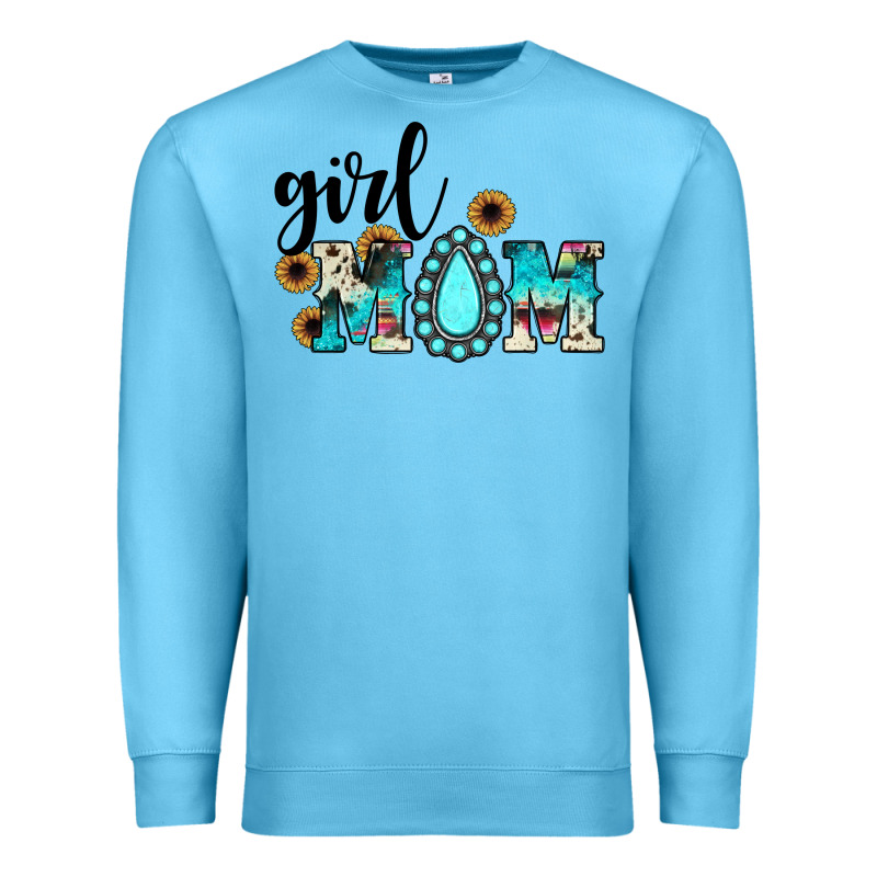 Girl Mom Premium Sweatshirt by JahusDesignShop | Teevron